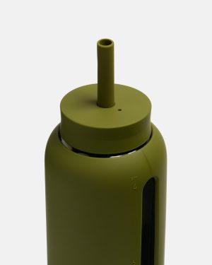 Big Bottle Lounge Straw Cap | 36oz - Moss